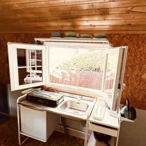 Bauwagen "Birkenkäfer" Kochen mit Ausblick